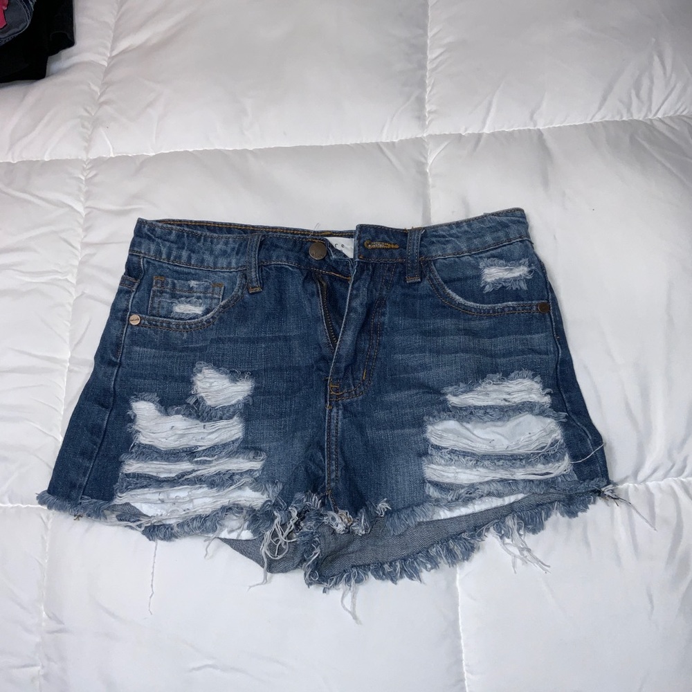 Denim shorts